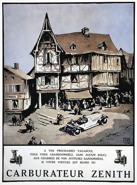 Zenith carburettor advertising, c.1925 (illustration)