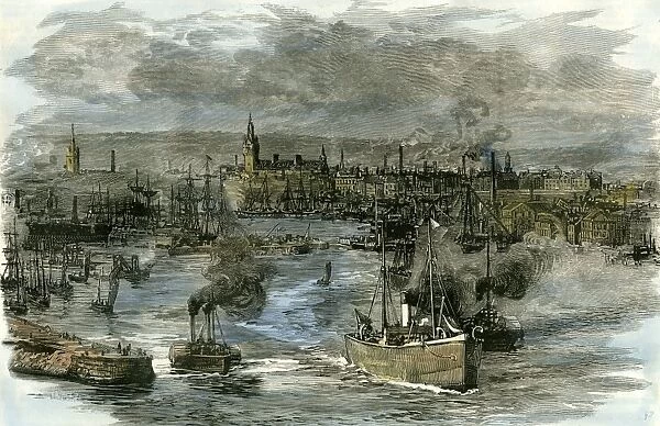 Aberdeen, Victoria Docks, The Port, 1885, UK