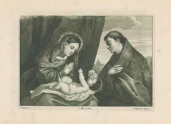 Adoration Christ Mary St. Louis Toulouse Christ Child