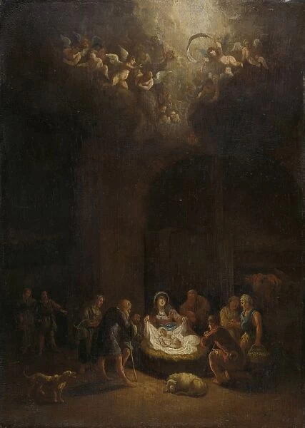 Adoration of the Shepherds, attributed to Pieter Bout, 1668 - 1719