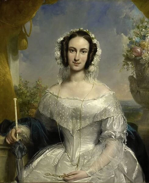 Agatha Petronella Hartsen 1814-78 bridal toilet