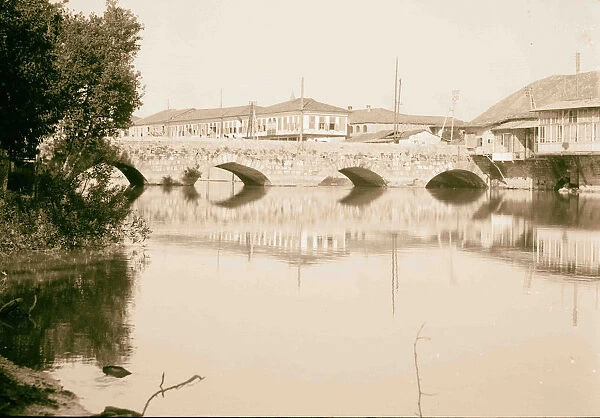 Antioch old bridge across Orontes 1934 Turkey