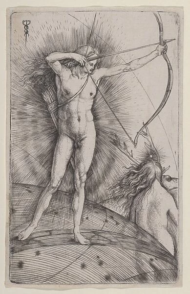 Apollo Diana ca 1503-5 Engraving plate 6 1  /  4 x 3 15  /  16