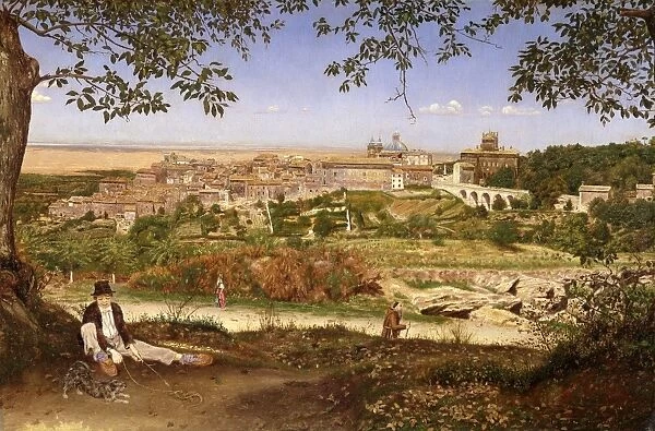 Ariccia, near Rome, Italy Ariccia, Italy, John William Inchbold, 1830-1888, British
