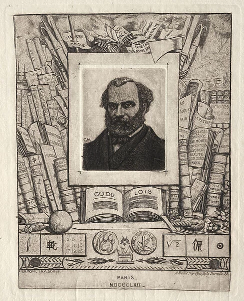 Armand Gueraud Nantes Printer Man Letters 1862