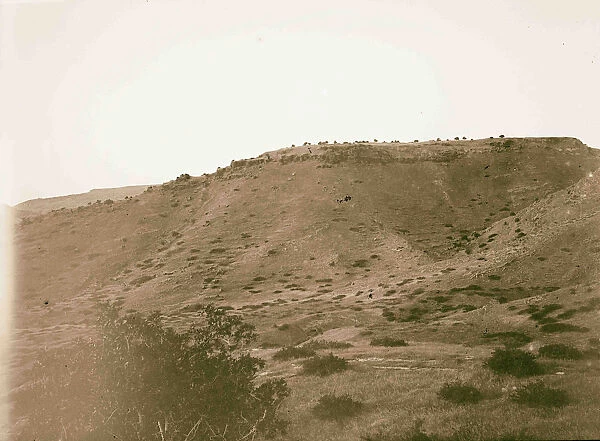 Barren landscape ridge 1898 Middle East Israel