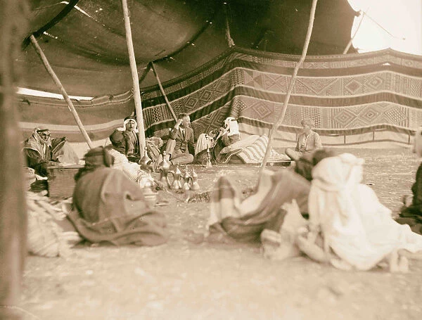 Bedouin life Trans-Jordan Guests sheik tent John D