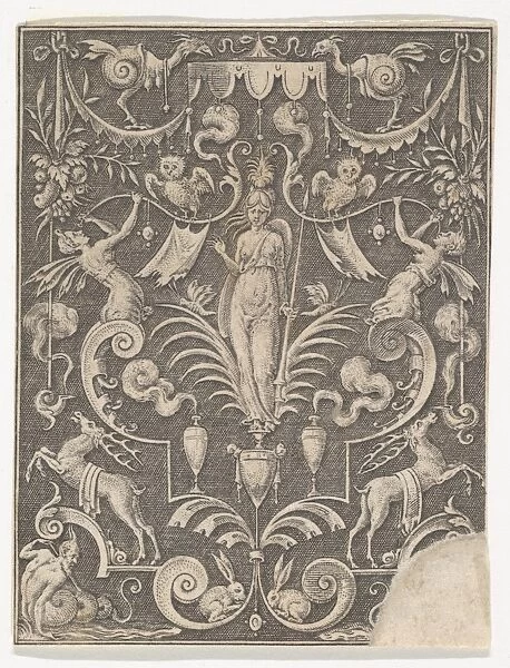 Bellone 16th century Etching sheet 2 5  /  8 x 2