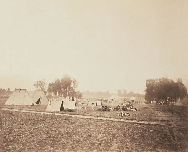 Bivouac Gustave Le Gray French 1820 1884 Chalons