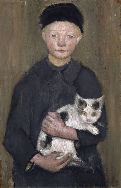 Boy Cat c. 1903 oil canvas 70. 4 x 45. 2 cm unsigned