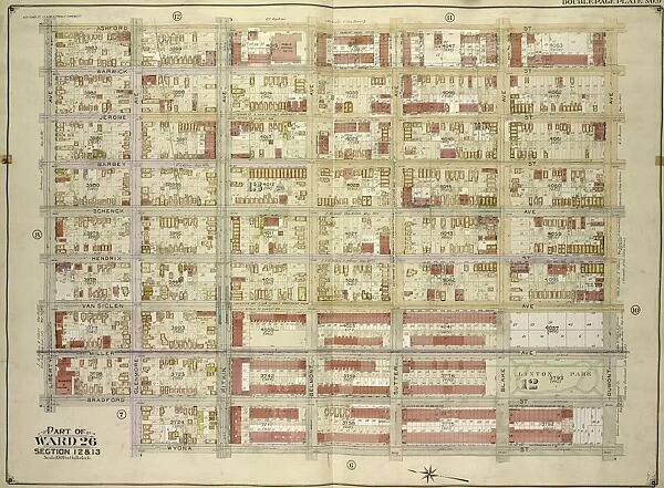 Brooklyn, Vol. 4, Double Page Plate No. 9;Part of Ward 26;Sections 12 & 13;Map