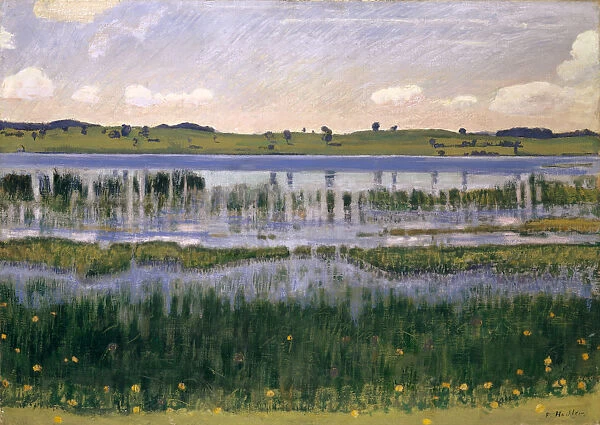BurgAÔé¼schisee c. 1901 oil canvas 49. 5 x 69 cm