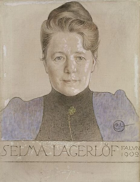 Carl Larsson Selma LagerlAof Author Selma LagerlAof