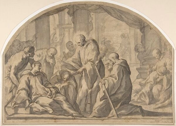 Carthusian Saint Visiting Plague Stricken 1599-1661