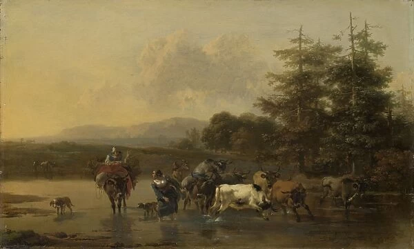 The Cattle Herd, Nicolaes Pietersz. Berchem, 1656