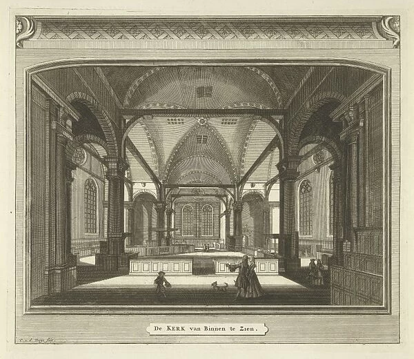 Church Hall of the North Church in Amsterdam, The Netherlands, Pieter van den Berge