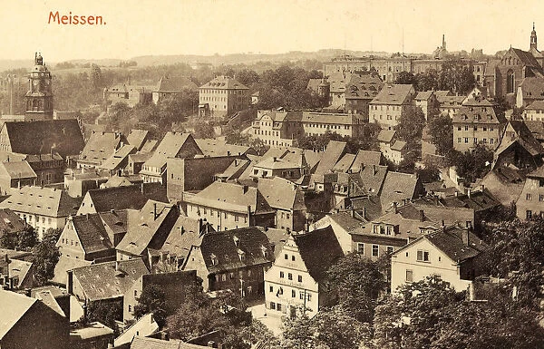 Churches MeiBen Buildings 1906 Stadt Germany