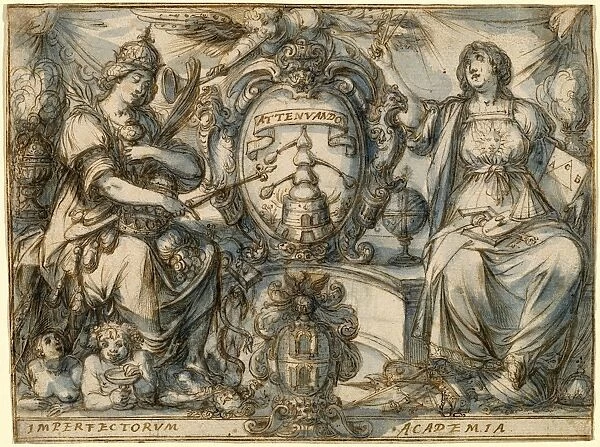 Claude Da ruet, Imperfectorum Academia (Academy of the Imperfects), French, 1588-1660, c