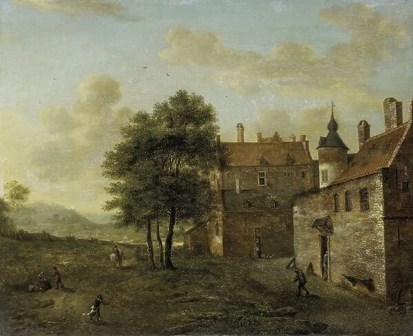 A Country House, Jan van der Heyden, 1660 - 1712