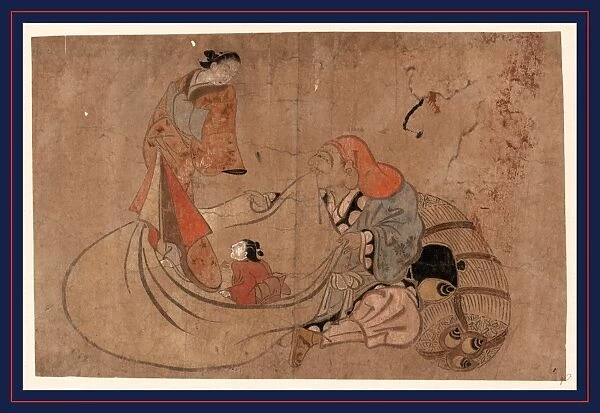 Daikoku to yA'jo, Daikoku and courtesan. Okumura, Masanobu, 1686-1764, artist, [between
