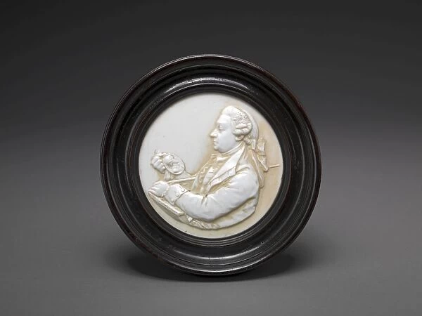 David Garrick Miniature: Tassie Glass Paste Portrait Medallion of David Garrick Chiseled