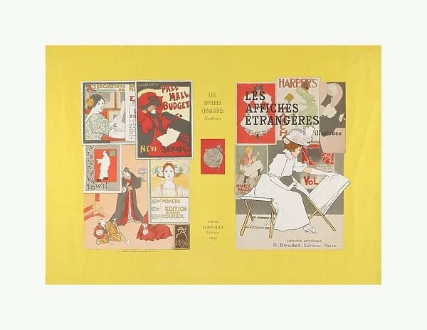 Design book cover Les Affiches etrangeres illustrees