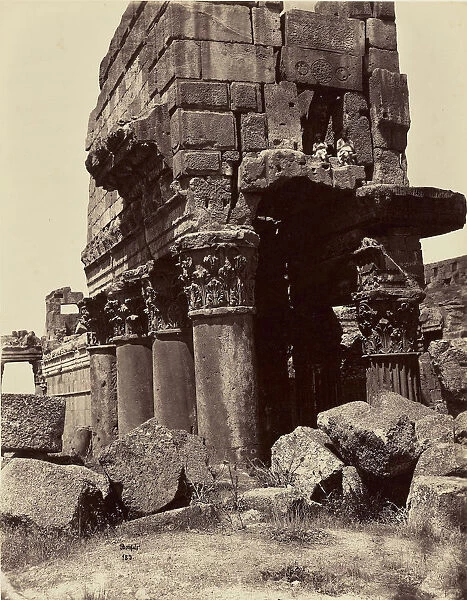 Details des chapitaux des colonnes du Temple