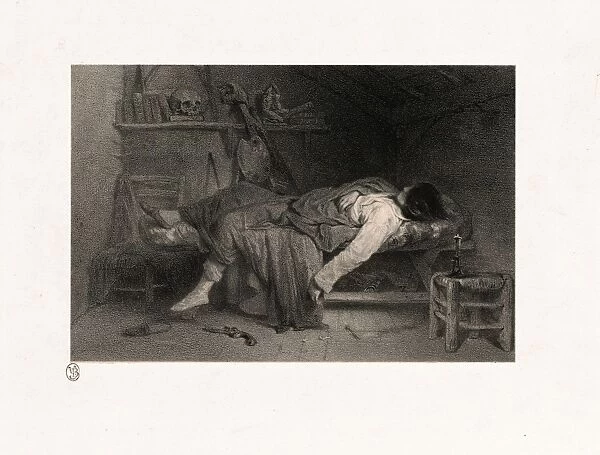 Drawings Prints, Print, Le Suicide, Les Artists Contemporains, tome II, 1848-49, Artist