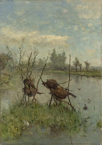 Ducks nests, Paul Joseph Constantin Gabriel, c. 1890 - c. 1900
