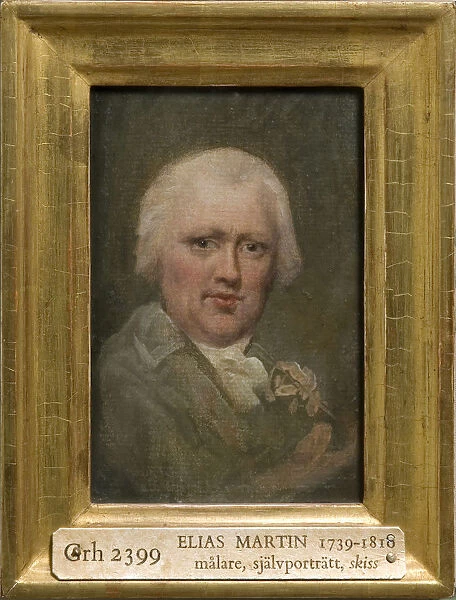 Elias Martin Self-Portrait 1739-1818 painting