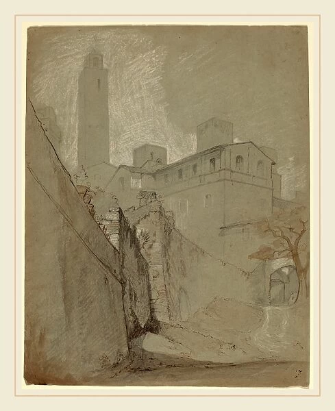 Elihu Vedder, Orvieto, American, 1836-1923, c