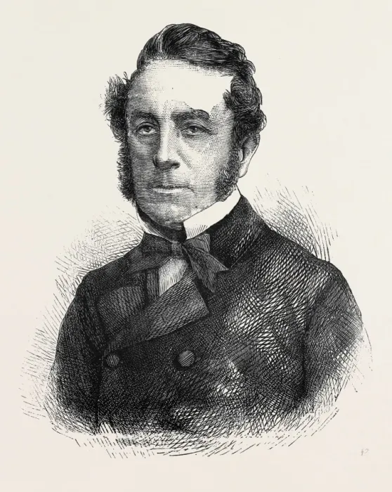 Framed Print : Lord O'Hagan Print, 1870 Engraving Framed Print : Lord O'Hagan Print, 1870 Engraving