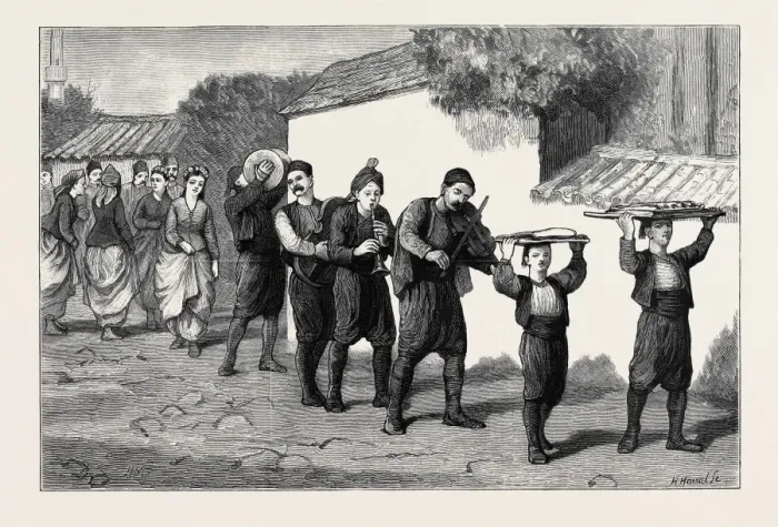 Framed Print : Liszt Collection Print: Bulgaria, a Marriage Procession Framed Print : Liszt Collection Print: Bulgaria, a Marriage Procession
