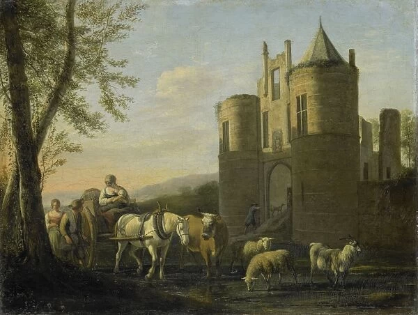 Entrance Gate of Egmond Castle, The Netherlands, Gerrit Adriaensz
