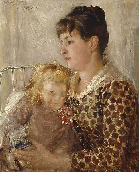 Ernst Josephson Mother Child Wife Daughter Artist Allan A-sterlind