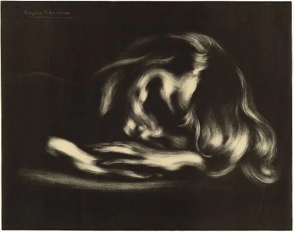 Euga┼íne Carria┼íre, Sleep, French, 1849 - 1906, 1897, lithograph