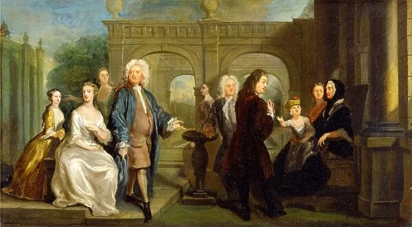 A Family Conversation Piece, Joseph Highmore, 1692-1780, British