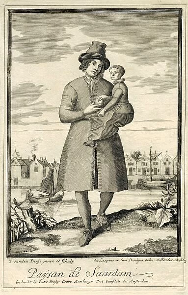 Farmer Zaandam, The Netherlands, Pieter van den Berge, 1669 - in or before 1689