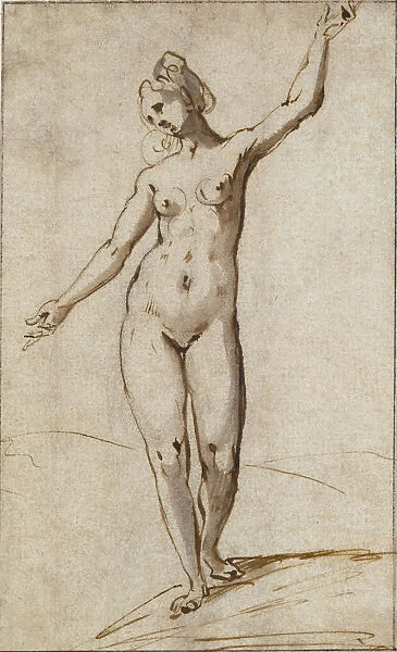 Female Nude Karel van Mander Dutch 1548 1606