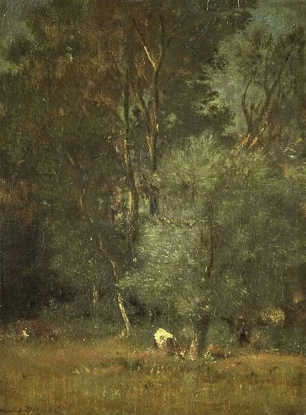 Forest scene, Jules Dupre, 1840 - 1889