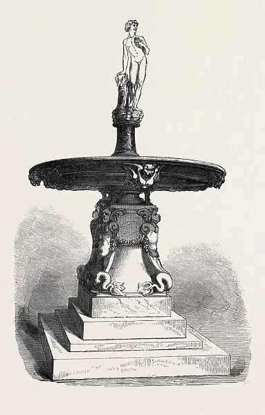 Fountain with Statuette of Bacchus