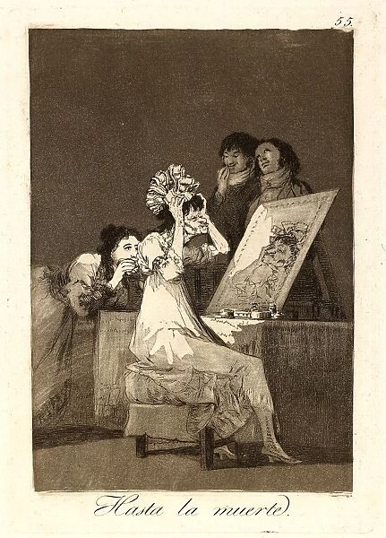 Francisco de Goya (Spanish, 1746-1828). Hasta la muerte. (Until death. ), 1796-1797