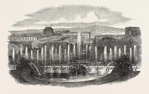 Gambons Moving Panorama, the Fountains at Versailles Exhibited at the Linwood