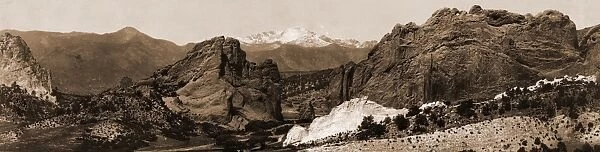 Garden of the Gods, the Gateway, Colorado, Jackson, William Henry, 1843-1942, Rock