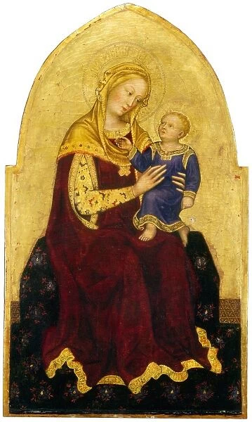 Gentile da Fabriano, Madonna and Child Enthroned, Italian, c. 1370-1427, c. 1420