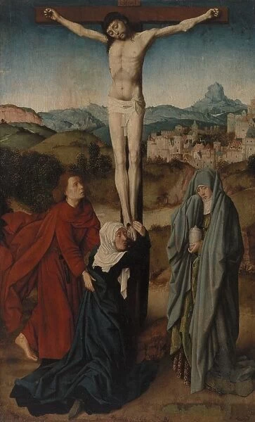 Gerard David Crucifixion Virgin Saint John Magdalene