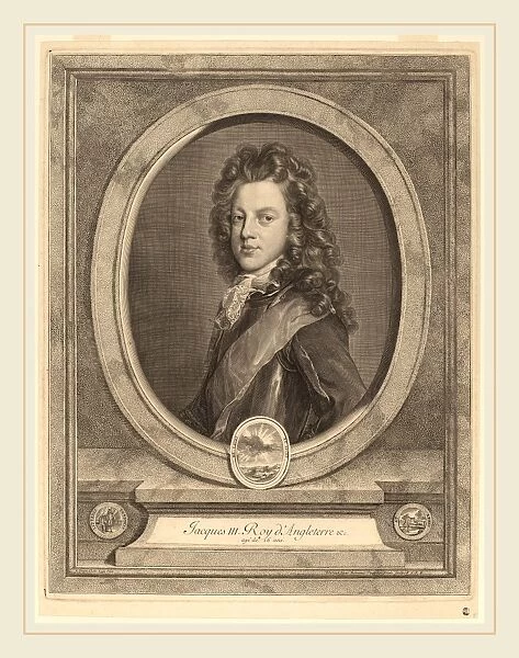 Gerard Edelinck after Francois de Troy (Flemish, 1640-1707), James III, Prince of Wales
