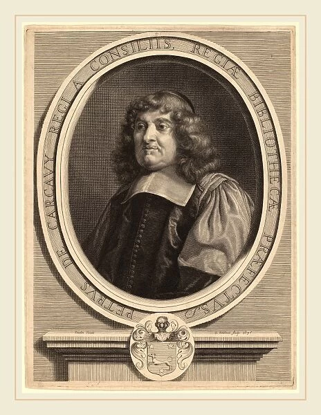 Gerard Edelinck after Louis Testelin (Flemish, 1640-1707), Pierre de Carcavy, 1675