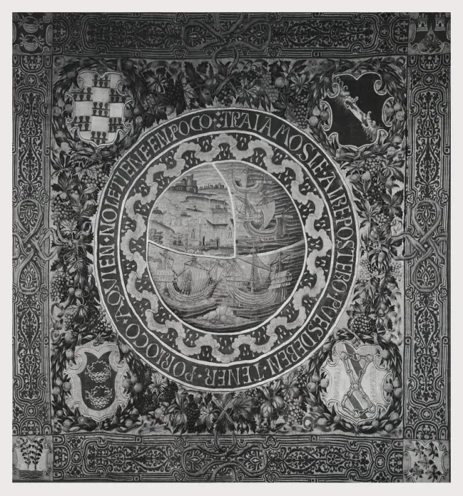 Framed Print : Globe within Medallion Print Framed Print : Globe within Medallion Print