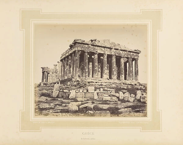 Grece Greece Le Parthenon a Athenes Felix Bonfils